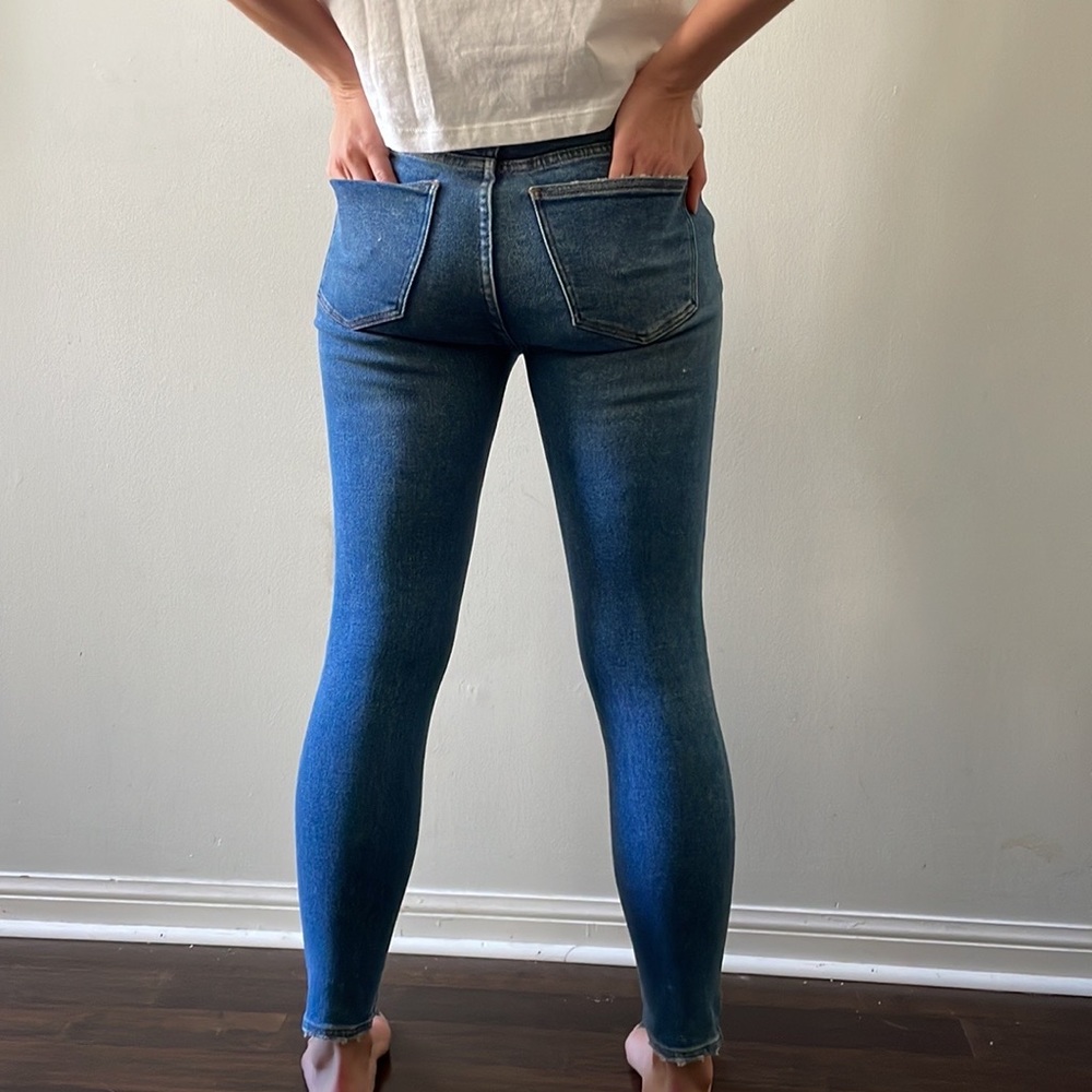 Madewell 9” Mid-Rise Skinny Jeans in Pearson Wash